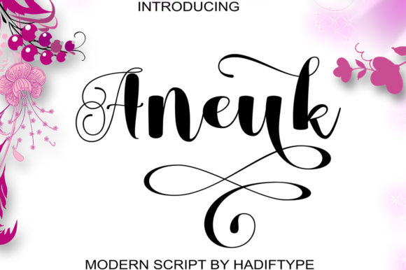 Aneuk: An Elegant Script Typeface for Digital Branding
