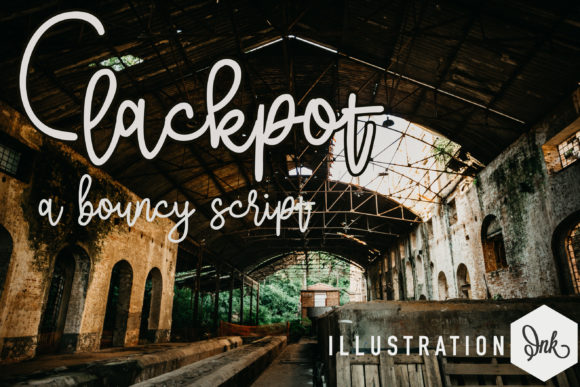 Clackpot: A Playful Handwritten Font for Digital Branding