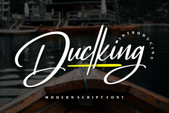Duclking: A Handwritten Script Font That Elevates Every Maker’s Design