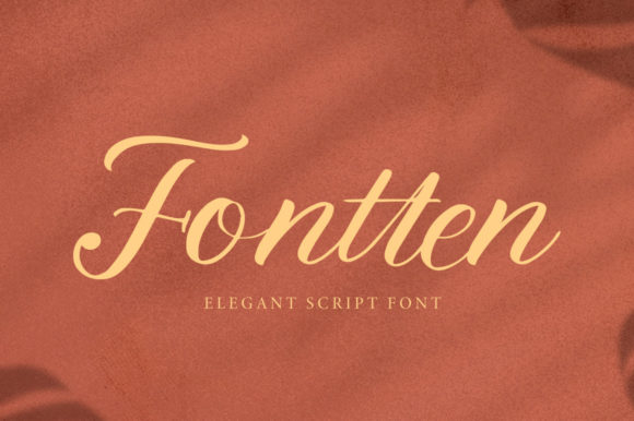 Fontten: A Modern Handwritten Typeface for Digital Branding