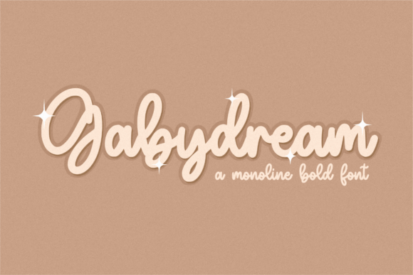 Gabydream: A Bold Handwritten Font for Digital Branding