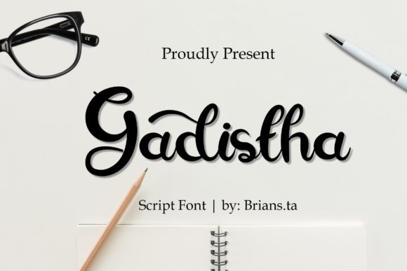 Gadistha: A Romantic Handwritten Font for Crafters & Sellers