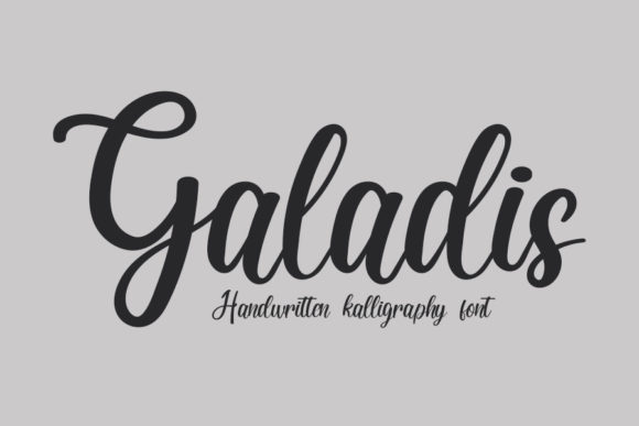 Galadis: A Delicate Handwritten Typeface for Romantic Brand Moments
