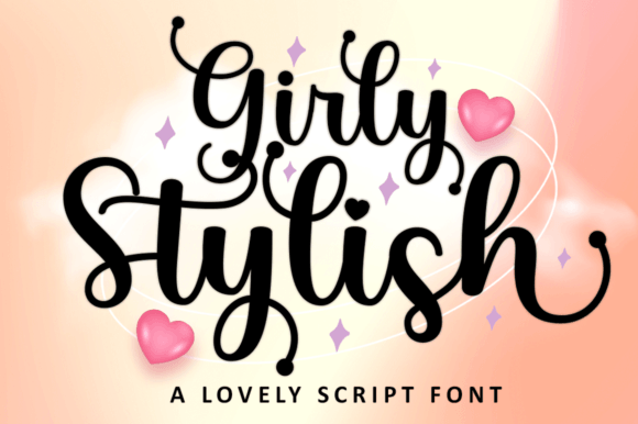 Girly Stylish: A Feminine Script Font for Digital Branding