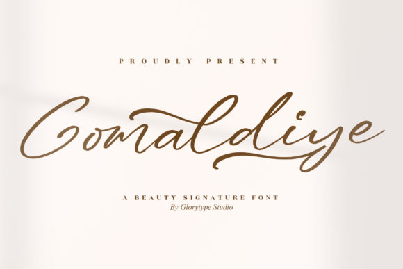 Gomaldiye: A Handwritten Font That Feels Like a Thoughtful Signature