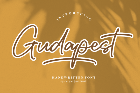 Gudapest: A Sweet Handwritten Font for Digital Charm