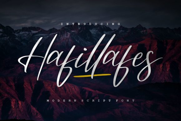 Hafillafes: A Script Font That Makes Your Campaign Feel Human