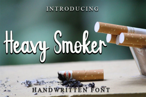 Heavy Smoker: A Delicate Script Font for Web Design