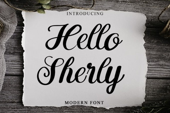Hello Sherly: A Modern Script Font for Scroll-Stopping Brand Content