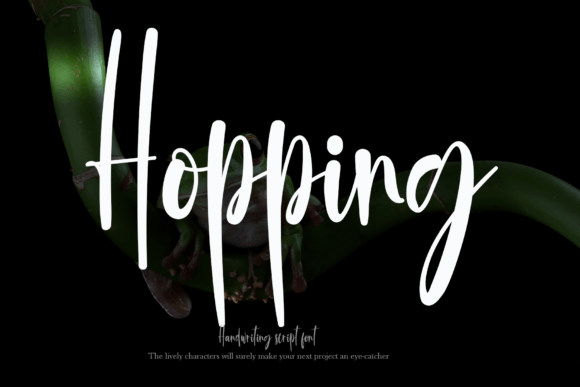 Hopping: A Modern Script Font That Feels Like a Thoughtful Pause
