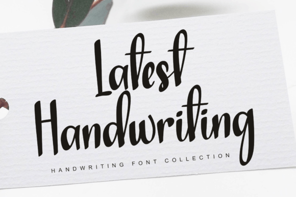 Latest Handwriting: A Romantic Script Font for Digital Brand Moments