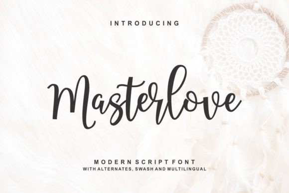 Masterlove: A Script Font That Makes Your Campaign Stand Out