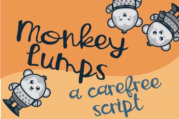 Monkey Lumps: A Playful Handwritten Font for Editorial Charm