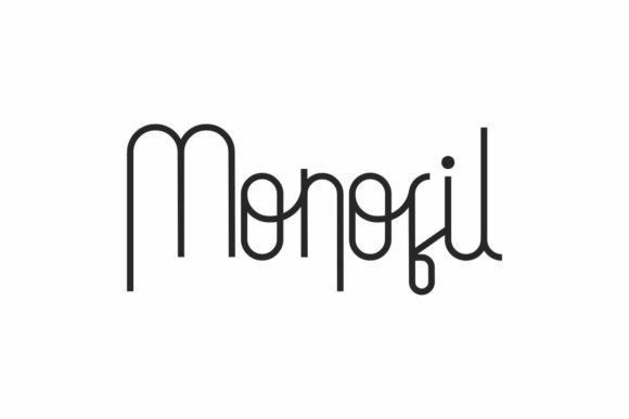 Monofil: A Modern Handwritten Font for Digital Branding