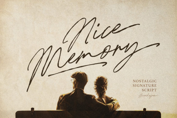 Nice Memory Script Font for Handmade Creators