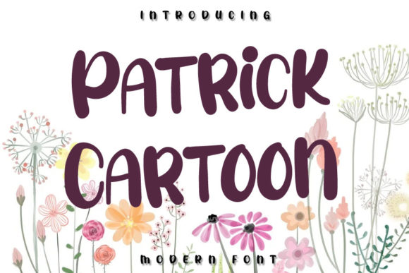 Patrick Cartoon Font: Playful, Polished & Perfect for Handmade Brands
