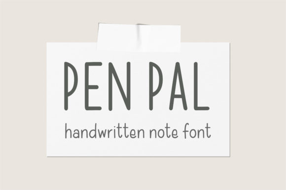 Pen Pal: A Handwritten Font That Feels Like a Warm Welcome Online