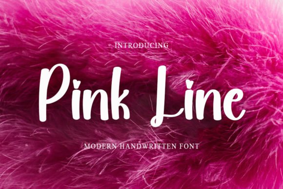 Pink Line: A Sweet, Handwritten Typeface for Thoughtful Design