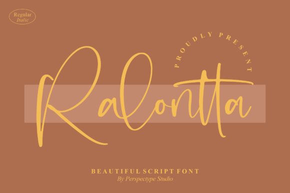 Ralontta: A Script Font That Makes Your Campaign Stand Out