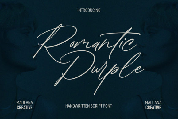 Romantic Purple: A Script Font That Elevates Digital Branding
