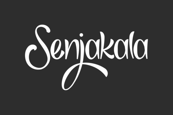 Senjakala: A Chic Handwritten Font for Crafters & Sellers