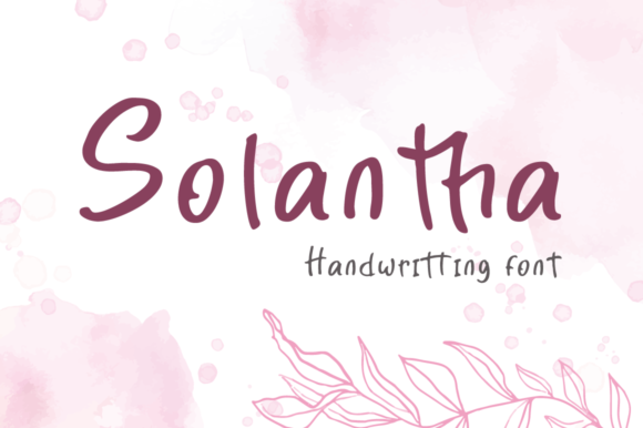 Solantha: A Wedding-Ready Script Font for Handmade Creators