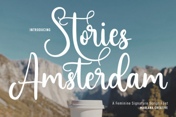 Stories Amsterdam: A Font That Speaks to the Heart of Handmade