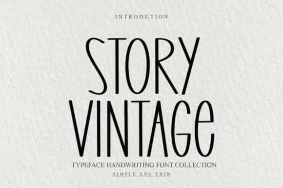 Story Vintage: A Handwritten Typeface That Elevates Digital Branding