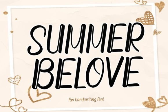 Summer Belove: A Handwritten Script Font for Editorial Warmth