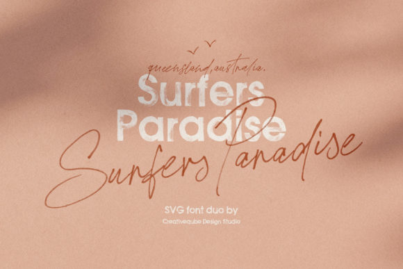 Surfers Paradise: A Stylish Script Font for Real Branding Work