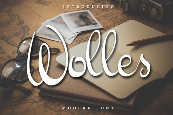 Wolles: A Script Font for Web Design and Brand Identity